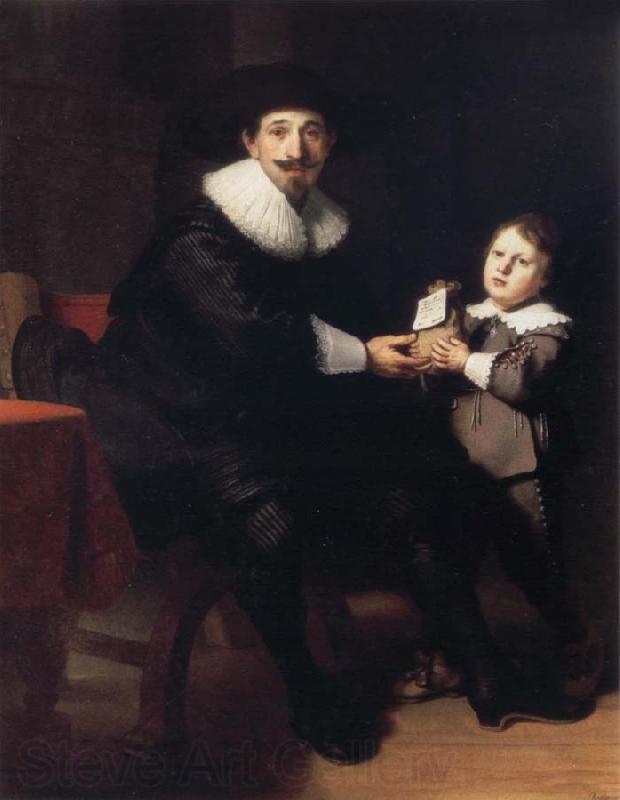 REMBRANDT Harmenszoon van Rijn Jean Pellicorne and His Son Casper